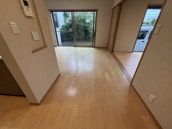 東京都西東京市 フロアコーティング 施工前の様子