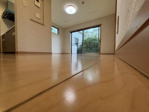 東京都西東京市 フロアコーティング 施工前の様子
