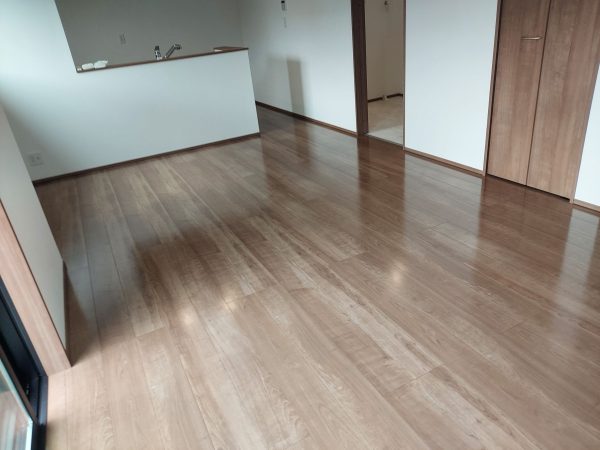 神奈川県横浜市旭区 フロアコーティング 施工後 わんスマイルコート