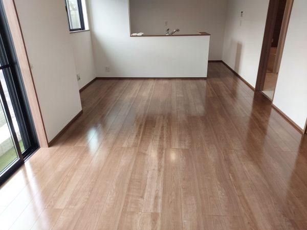 神奈川県横浜市旭区 フロアコーティング 施工後 わんスマイルコート