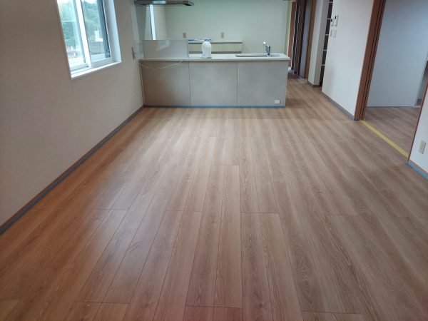 茨城県つくば市 フロアコーティング 施工前の様子