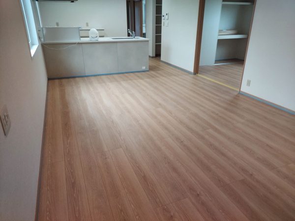 茨城県つくば市 フロアコーティング 施工前の様子