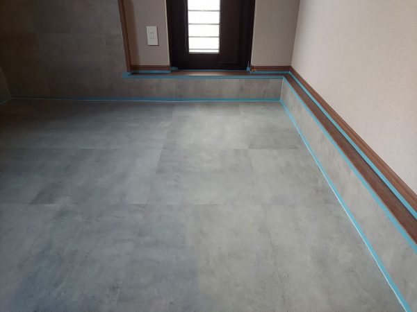 東京都板橋区 フロアコーティング 施工前の様子