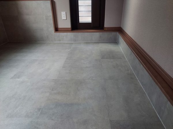 東京都板橋区 フロアコーティング 施工後 わんスマイルコートplus マット仕上り