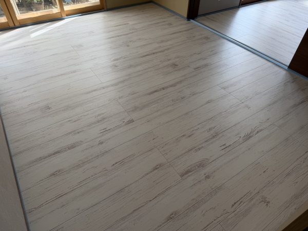 福島県福島市 フロアコーティング 施工前の様子