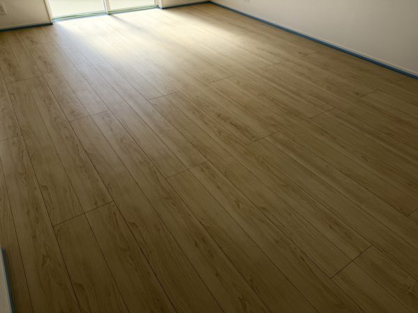 福島県いわき市 フロアコーティング 施工前の様子