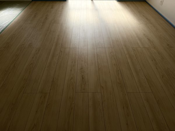 福島県いわき市 フロアコーティング 施工前の様子