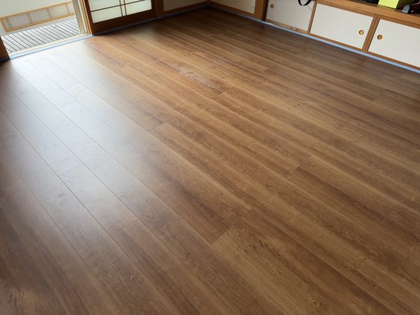 栃木県那須塩原市 フロアコーティング 施工前の様子