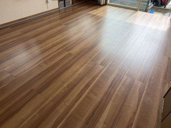 栃木県那須塩原市 フロアコーティング 施工前の様子