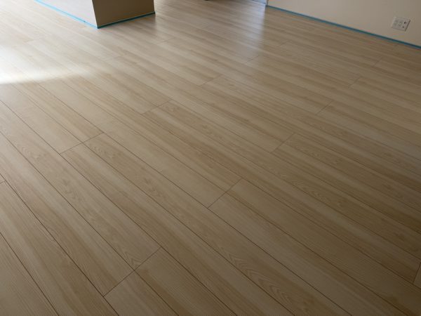 埼玉県加須市 フロアコーティング 施工前の様子