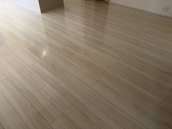 埼玉県加須市 フロアコーティング 施工後 わんスマイルコート
