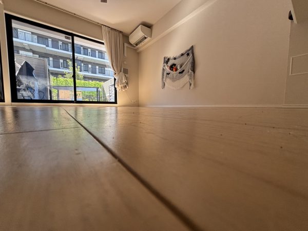 埼玉県越谷市 フロアコーティング 施工前の様子